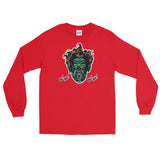 The Vampire's Laugh Unisex Long Sleeve Shirt - Red - Pulp & Stitch