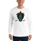 The Vampire's Laugh Unisex Long Sleeve Shirt - White - Pulp & Stitch