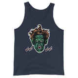 The Vampire's Laugh Unisex Tank Top - Navy - Pulp & Stitch