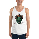 The Vampire's Laugh Unisex Tank Top - White - Pulp & Stitch