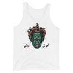 The Vampire's Laugh Unisex Tank Top - White - Pulp & Stitch