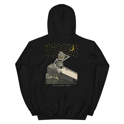 The Waking Skeleton Unisex Hoodie - S - Pulp & Stitch