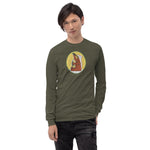 Thirsty Bear Unisex Long Sleeve Shirt - Military Green - Pulp & Stitch