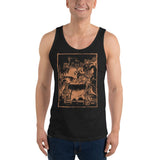 Three Witches Around Cauldron Unisex Tank Top - XS - Pulp & Stitch