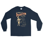 Thurston The Great Magician Unisex Long Sleeve Shirt - Navy - Pulp & Stitch