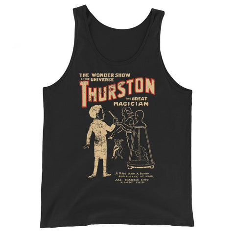 Thurston The Great Magician Unisex Tank Top - Black - Pulp & Stitch