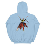 Tiger Cowboy Unisex Hoodie - Light Blue - Pulp & Stitch