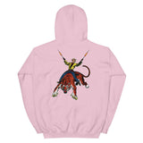 Tiger Cowboy Unisex Hoodie - Light Pink - Pulp & Stitch