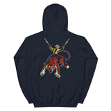 Tiger Cowboy Unisex Hoodie - Navy - Pulp & Stitch