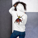 Tiger Cowboy Unisex Hoodie - White - Pulp & Stitch