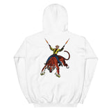 Tiger Cowboy Unisex Hoodie - White - Pulp & Stitch