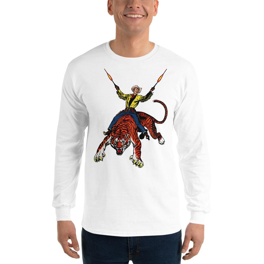 LONG SLEEVE TIGER T-SHIRT WHITE