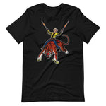 Tiger Cowboy Unisex T-Shirt - Black - Pulp & Stitch