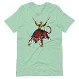 Tiger Cowboy Unisex T-Shirt - Heather Prism Mint - Pulp & Stitch