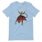 Tiger Cowboy Unisex T-Shirt - Light Blue - Pulp & Stitch