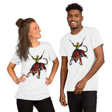 Tiger Cowboy Unisex T-Shirt - White - Pulp & Stitch