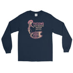 Tucson Inn Cowgirl Unisex Long Sleeve Shirt - Navy - Pulp & Stitch