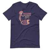 Tucson Inn Cowgirl Unisex T-Shirt - Heather Midnight Navy - Pulp & Stitch