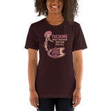 Tucson Inn Cowgirl Unisex T-Shirt - Oxblood Black - Pulp & Stitch