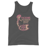 Tucson Inn Cowgirl Unisex Tank Top - Asphalt - Pulp & Stitch