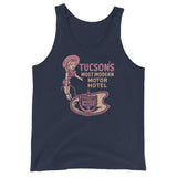 Tucson Inn Cowgirl Unisex Tank Top - Navy - Pulp & Stitch