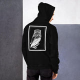 Two Owls by Julie de Graag Unisex Hoodie - Black - Pulp & Stitch