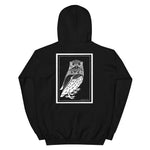 Two Owls by Julie de Graag Unisex Hoodie - Black - Pulp & Stitch