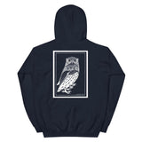 Two Owls by Julie de Graag Unisex Hoodie - Navy - Pulp & Stitch