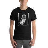 Two Owls by Julie de Graag Unisex T-Shirt - Black - Pulp & Stitch