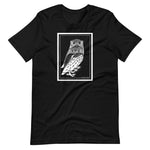 Two Owls by Julie de Graag Unisex T-Shirt - Black - Pulp & Stitch