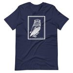 Two Owls by Julie de Graag Unisex T-Shirt - Navy - Pulp & Stitch