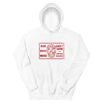 Uncanny Human Skull Unisex Hoodie - White - Pulp & Stitch