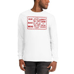 Uncanny Human Skull Unisex Long Sleeve Shirt - White - Pulp & Stitch