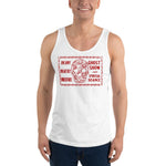 Uncanny Human Skull Unisex Tank Top - White - Pulp & Stitch