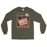 Unearthly Ghost Show Unisex Long Sleeve Shirt - Military Green - Pulp & Stitch