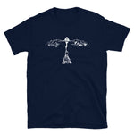 Bat Belle Unisex T-Shirt - Navy - Pulp & Stitch