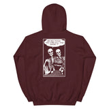 Kill The Dead Unisex Hoodie - Maroon - Pulp & Stitch