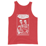 Kill The Dead Unisex Tank Top - Red Triblend - Pulp & Stitch