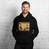 V is for Velocipede Unisex Hoodie - Black - Pulp & Stitch