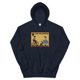 V is for Velocipede Unisex Hoodie - Navy - Pulp & Stitch