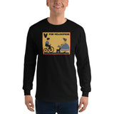 V is for Velocipede Unisex Long Sleeve Shirt - Black - Pulp & Stitch