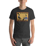 V is for Velocipede Unisex T-Shirt - Dark Grey Heather - Pulp & Stitch