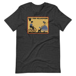 V is for Velocipede Unisex T-Shirt - Dark Grey Heather - Pulp & Stitch