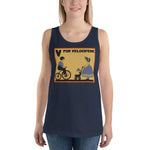 V is for Velocipede Unisex Tank Top - Navy - Pulp & Stitch