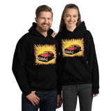 Vintage Comic Car Unisex Hoodie - Black - Pulp & Stitch