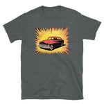 Vintage Comic Car Unisex T-Shirt - Dark Heather - Pulp & Stitch