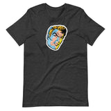 Vintage Comic Head Unisex T-Shirt - Dark Grey Heather - Pulp & Stitch