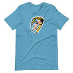 Vintage Comic Head Unisex T-Shirt - Ocean Blue - Pulp & Stitch