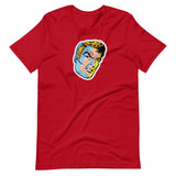 Vintage Comic Head Unisex T-Shirt - Red - Pulp & Stitch