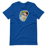 Vintage Comic Head Unisex T-Shirt - True Royal - Pulp & Stitch